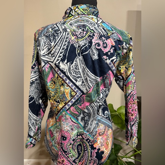 Ralph Lauren Multicolor Paisley Button Up Shirt - Picture 3 of 5